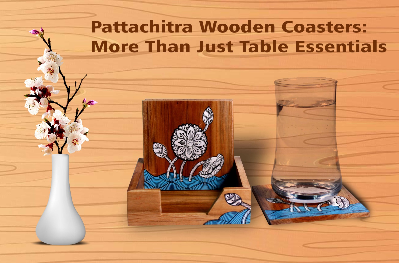 Pattachitra Wooden Coasters: More Than Just Table Essentials